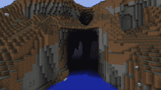 マインクラフト pe版のシード値でも洞窟探検が面白い！！